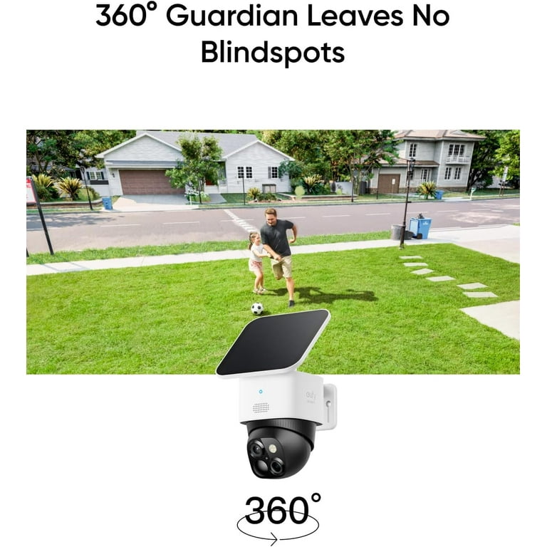 eufy Security SoloCam S340 Solar Wireless Outdoor Camera with 360