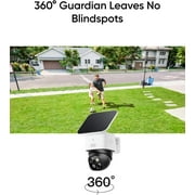 eufy Security SoloCam S340, Solar Security Camera, Wireless Outdoor Camera, 360° Surveillance