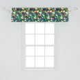 thumbnail image 2 of Ambesonne Food Art Window Valance, Variety of Veggies Design, 54" X 12", Multicolor, 2 of 3