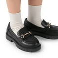 thumbnail image 6 of DREAM PAIRS Girls’ Chunky Platform Slip-On Loafers School & Dress Shoes, 6 of 7