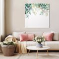 thumbnail image 5 of Eucalyptus Wall Art Painting on Canvas, Leaf Branch Nature Fruit Spring Summer Canvas Art Home Prints Wall Art Framed Modern Artwork for Living Room Bedroom Wall Decor 20x20in, 5 of 9