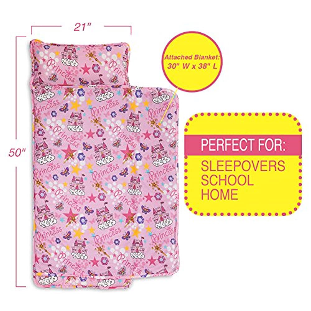 Bambino Bliss Kids Nap Mat with Removable Pillow Soft, Lightweight Mats, Easy Clean Toddler