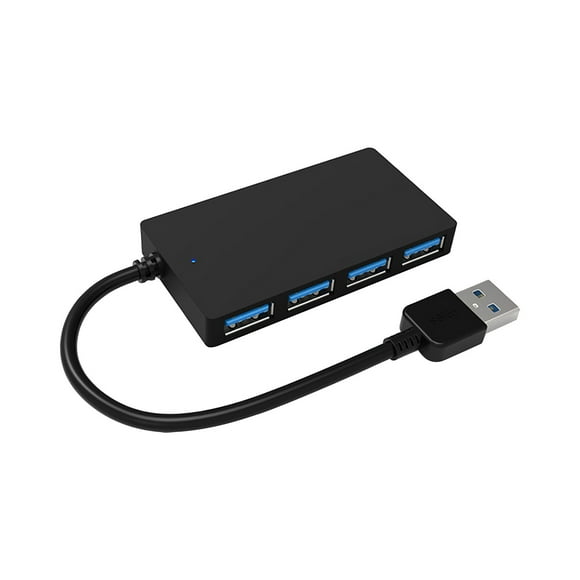 Concentrador USB 2.0 para ordenador portátil Expansor de puertos USB Transferencia rápida de datos Divisor USB para ordenador portátil Compatible con PC con Windows Compatible con móviles