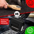 thumbnail image 3 of Cepillo eléctrico recargable para parrilla Kindoo 800 RPM con luz LED, 3 of 8