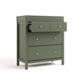 thumbnail image 6 of Storkcraft Horizon 3 Drawer Chest with Infant Changing Topper, Olive, 6 of 14