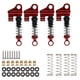 thumbnail image 5 of 4 Packung 1:24 Simulación Modelo RC Amortiguador de Choque de Metal para Axial SCX24 90081 Piezas de Actualización rojo Yotijar Amortiguador de coche RC, 5 of 7