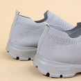 thumbnail image 7 of UngA Womens Tennis Shoes for Walking Women's Slip On Walking Shoes Lightweight Casual Running Sneakers Grey,10, 7 of 7