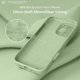 thumbnail image 5 of Funda de Silicona Premium, Forro de Microfibra Suave, para iPhone 16 Pro de 6.3 Pulgadas, matcha, 5 of 7