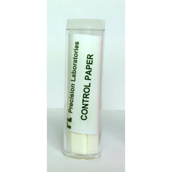 5PK Control Test Paper (No Chemical), 500 Strips (5 Vials of 100) - For Genetic Taste Testing - Eisco Labs