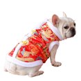thumbnail image 1 of Walbest Dog Clothes,Chinese New Year Dog Clothes Pet Cheongsam Cold Weather Coats Puppy Clothes for Cats Small Dogs Puppy, 1 of 1