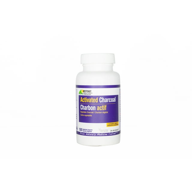 Westcoast Naturals Activated Charcoal for Natural Detoxification Aid, 90 Vegetable Capsules