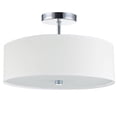 thumbnail image 1 of Dainolite 571-143SF-PC-WH White Semi-Flush Mount, 1 of 3