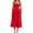 Red-A, variant on Cobkk Sundresses for Women Casual Beach Strap Wrapped Chest Small Fragmented Flowers Solid Color Dress Long Dress Girl Summer Striped T Shirt Dress Z-1074 Red-A M