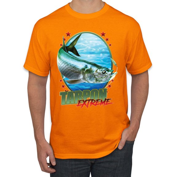 Tarpon Extreme Men's Graphic T-Shirt, Orange, 2XL