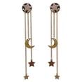 thumbnail image 1 of Pendientes de 2 Piezas Minnieouse Estrella Luna Borla Larga, 1 of 6