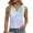 Mint Green, variant on HOMBOM Summer Tops for Women 2025 Cutout Pink Pleated Loose Fit Notch Neck Tie-Dye Sleeveless Tank Graphic Tee