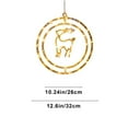 thumbnail image 3 of Christmas LED String Lights USB Powered Flexible Decorative Lighting Multicolor & Yellow Options Adjustable Modes & Brightness 12.6 x 12.6 in Resin Plastic 1-Pack, 3 of 6