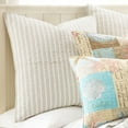 thumbnail image 2 of Levtex Home - Bridgetown - Quilted Euro Shams Set of Two (26 x 26 in.) - Stripe - Cotton Fabric, 2 of 3