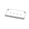 thumbnail image 2 of letairis 1/2/3/5 Guitar Bridge Baseplate Plate Wear-resistant Replacement Instrument Replacing Accessory Universal Compatible Bass Parts Silver 1 Pc, 2 of 6