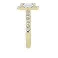 thumbnail image 5 of Unique Moments 2.5 ct Lab Grown Halo Radiant Shape Diamond Engagement Ring 14K Yellow Gold, 5 of 6