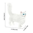 thumbnail image 2 of Cute Cat Figurine Model For Children Education And Gift Giving, Adorable Shaped Home Decor And Desktop Ornament, Realistic Design Craft With Curled-Up Pose For Kids And, 2 of 8