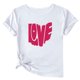 thumbnail image 1 of Camisetas de Manga Corta para Mujeres, Camiseta de Cuello Redondo Impresa de Moda, Primavera Y Verano Casual, 1 of 1