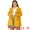 Mustard Yellow, variant on Unique Bargains Women's Plus Size Double Breasted Mid-Length Overcoat Beige 1X