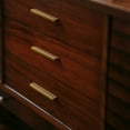 thumbnail image 6 of Goo-Ki 6 Pack 3 Inch Hole Centers Antique Brass Knurled Cabinet Pulls, Textured Vintage Cabinet Bar Handles for Drawer, Dressers, Furniture Hardware, 6 of 8