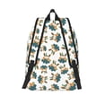 thumbnail image 2 of Picia Cute Bunny Printed Canvas Daypack - Stylish and Durable Vintage Compact Backpack - Class, Work, Travel, or Laptop Bookbag,Organized Compartments-Medium, 2 of 6