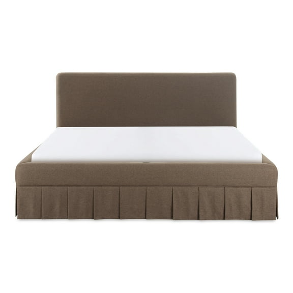 Moe's Home Collection Maren King Bed Brown Fabric Beds