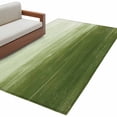 thumbnail image 2 of Abstract Ocean Washable Area Rugs 3'x5', Green Gradient Oil Painting Texture Low Pile Throw Living Room Rug Non-Slip Sturdy Edge Binding Carpet for Indoor Entryway Bedside Kitchen, 2 of 9
