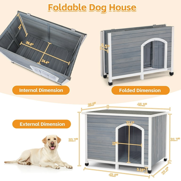 Petsfit Folding Outdoor Dog House