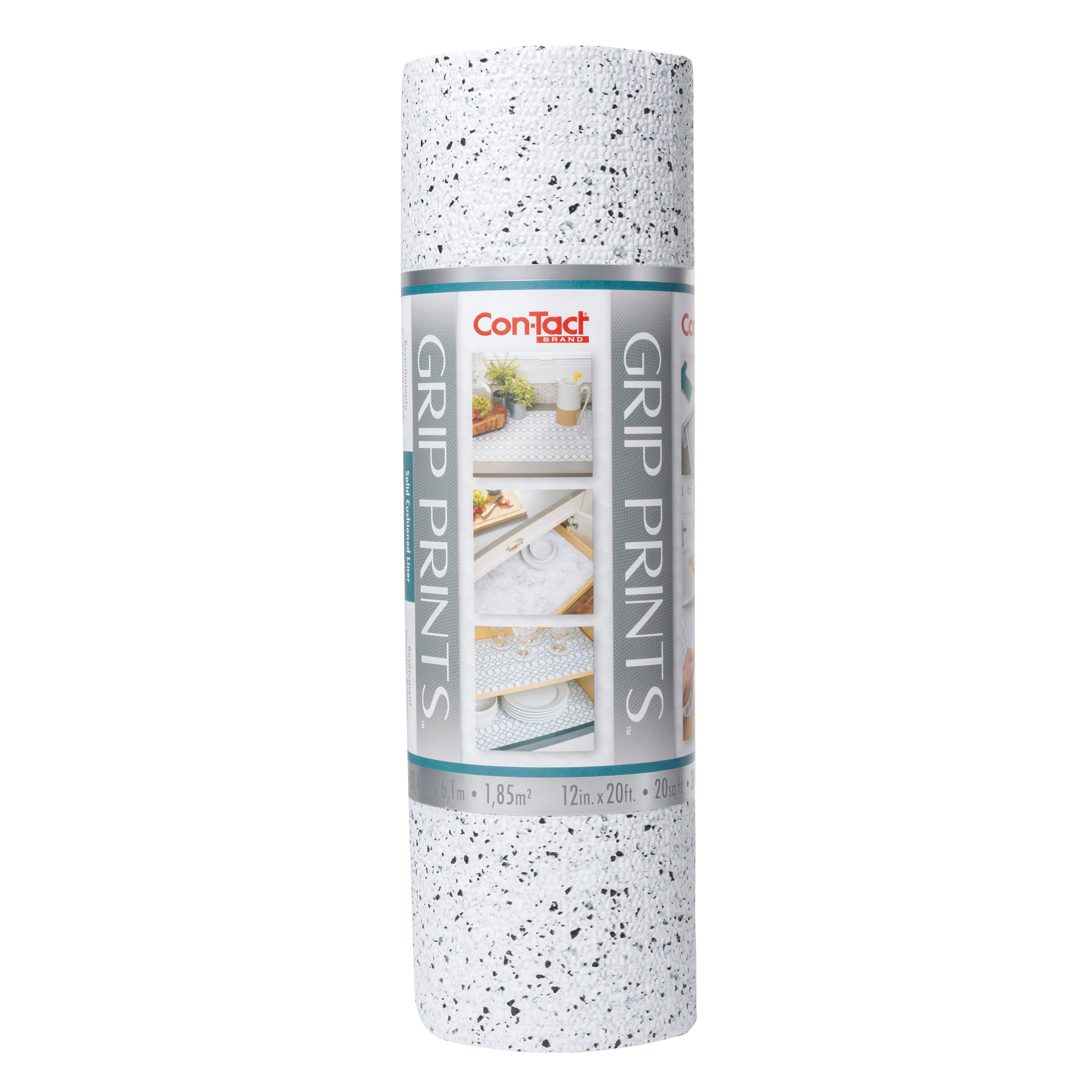 ConTact Brand Grip Prints NonAdhesive Shelf & Drawer Liner, Granite