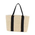 thumbnail image 2 of Bolsa de mano tejida a mano Yinane para playa de verano actividades al aire libre, 2 of 8