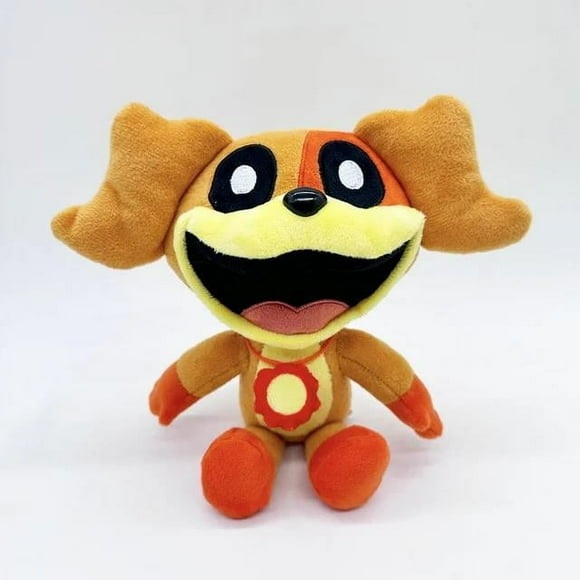 Smiling Critters Horror Smile Animal Series Plush Patch Yellow Dog 18cm, Graduation Gift, Cartoon Plush Doll Plush Gifts Stuffed Doll