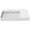 White, variant on Pemberly Row 36" Solid Surface Left Basin Bathroom Sink in White