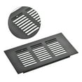 thumbnail image 5 of Uxcell Rectangle Air Vents, 5.91x3.15Inch, Grille Mesh Airflow Louver, for Cabinets Shoebox, Black, Aluminum Alloy 2Pcs, 5 of 5