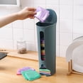 thumbnail image 4 of Trash Bag Dispenser Wall Mounted - Grocery Garbage Bag Holder Plastic Container Stuff Organizer, Wall Mounted Grocery Bag Holder, Wall-mounted No Punching Storage, Storage Rack, 4 of 6