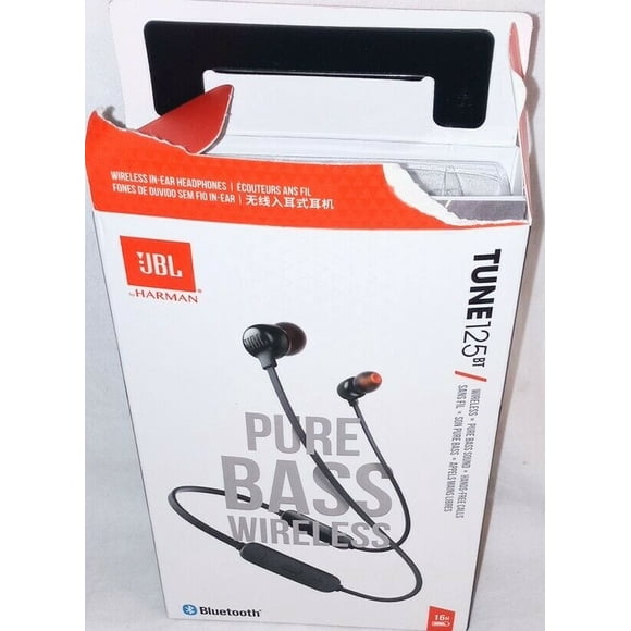 Écouteurs Intra-Auriculaires Sans Fil JBL JBLT125BTBAMRP Tune 125BT Reconditionnés