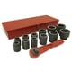 thumbnail image 1 of Juego de 14 Dados de Impacto Largos y Accesorios Métricos 1' Urrea 15201H, 1 of 2