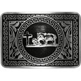 thumbnail image 1 of Moranse Religion Cross Cowboy Kneeling Prayer And Horse Design Belt Buckles, 1 of 7