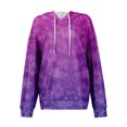 thumbnail image 5 of Hoodies For Women Oversized Winter Cute Sweatshirts Pullover Trendy Fall Clothes, Christmas Print Lightweight Design without Pockets for Comfortable Fall Winter Wear,Purple,XL, 5 of 6
