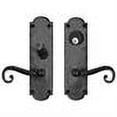thumbnail image 2 of Acorn Manufacturing Iw3i Iron Art Single Cylinder Mortise Scroll Leverset - Black, 2 of 2