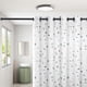 thumbnail image 5 of Extendable Telescopic Spring Loaded Net Voile Tension Curtain Rail Pole Rods,70~120cm,Black, 5 of 5