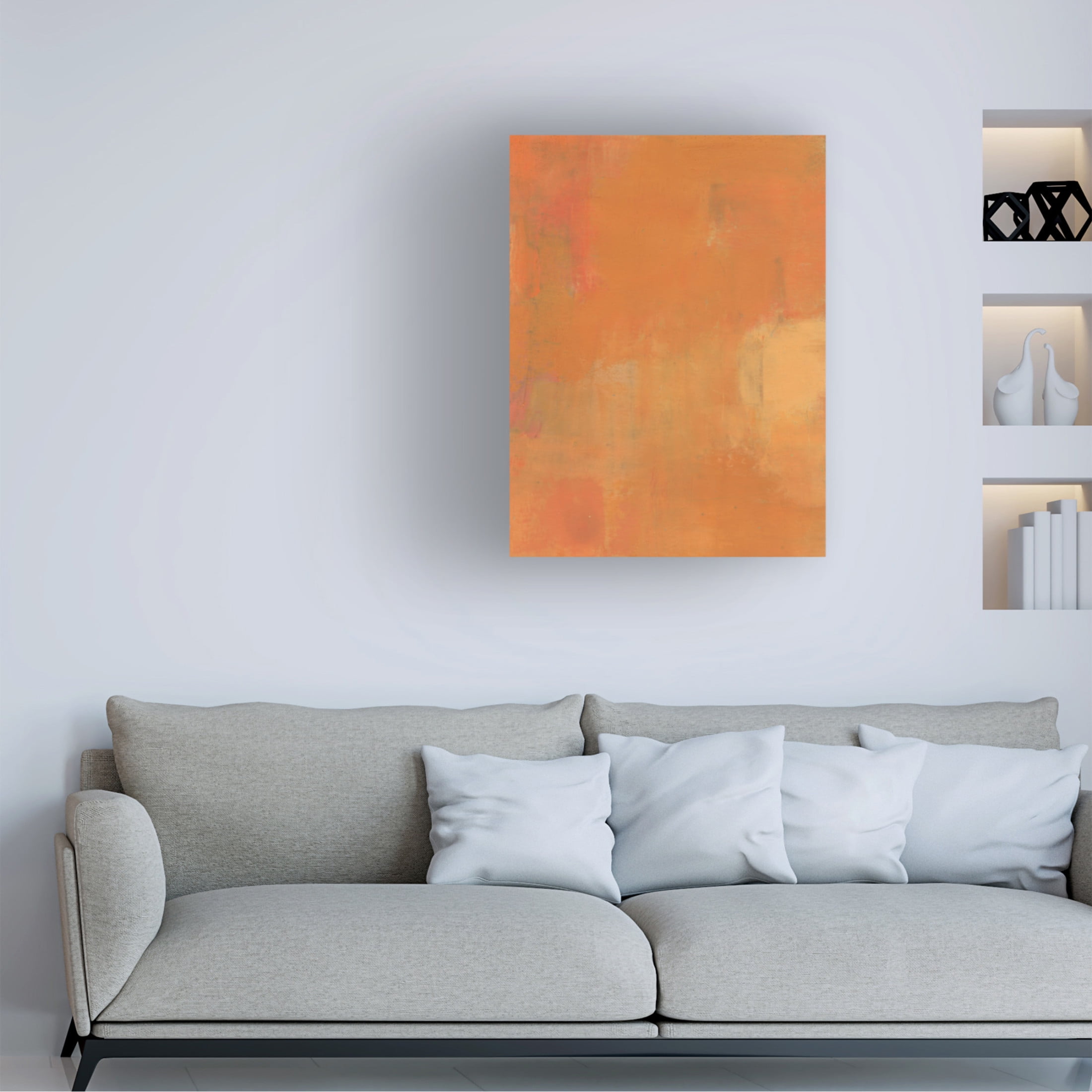 Trademark Fine Art Sue Jachimiec  Almon Abstract I Canvas Wall Art