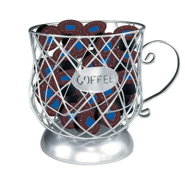 Fiudx Ofertas de la semana Estante de almacenamiento de cápsulas de café en forma de taza para barra de café de mostrador