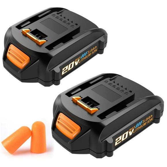 Paquete de 2 baterías de repuesto Koedsion, 20 V, 3000 mAh