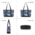 thumbnail image 6 of FORMRS Canvas Laptop Tote Bag for Women with 15.6" Computer Compartments Shoulder Handbag, Light Blue Anchor, 6 of 7