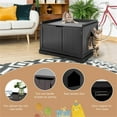 thumbnail image 6 of Pefilos 29" Cat Litter Box Furniture, Cat Washroom, Hidden Litter Box Cover, Dog Proof Cat Litter Boxes Enclosure, Cat House, Black, 6 of 7