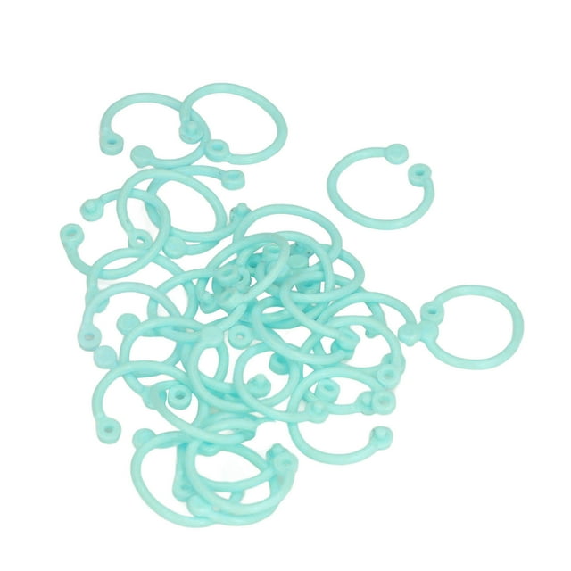 Anillos Para Encuadernación, Anillos De Encuadernación De Plástico De Amplia Aplicación Fáciles De Usar Fuertes Y Confiables Para La Oficina Para La Escuela Para El Hogar